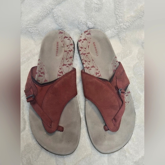 Women's Merrell Pesaro Thong Slide Sandals, Size 9 - Picture 1 of 4